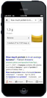 谷歌手机营养信息搜索1