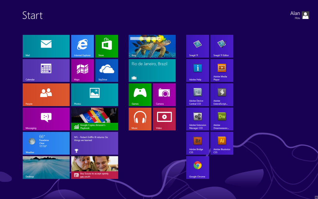 Windows 8使用小记