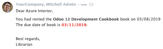 Odoo 12开发者指南第二十三章 在Odoo中管理email